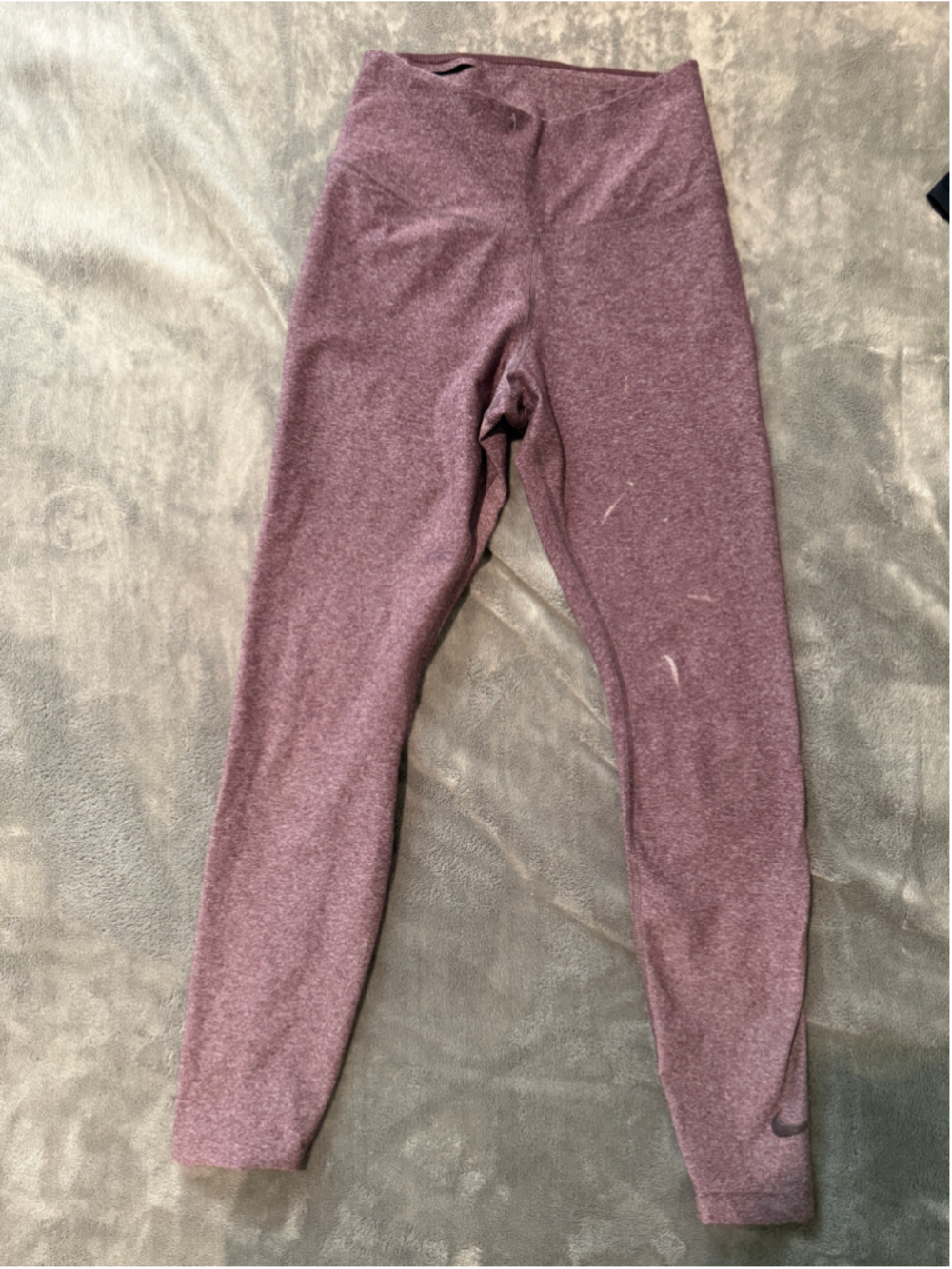 Women's Nike Dri-Fit Leggings Size S Maroon Athletic Pants